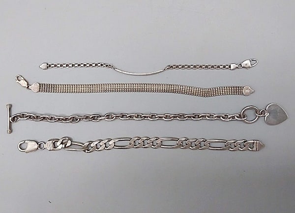 8 Sterling Silver Bracelets (1 of 13)
