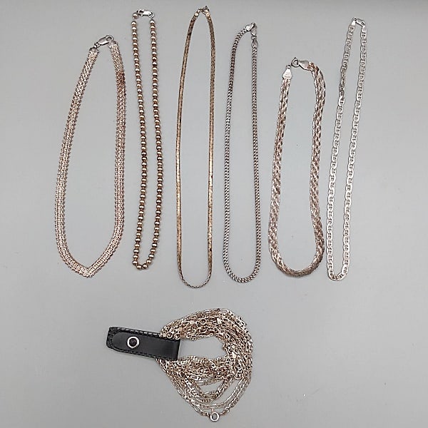 Sterling SIlver - 17 Bracelets and 6 Chains (1 of 12)