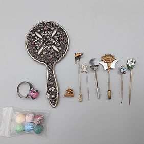 6 Vintage Stick Pins and more