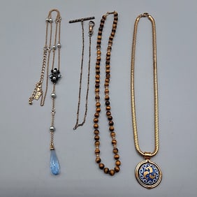 Gold Tone Jewelry: M Frey Wille