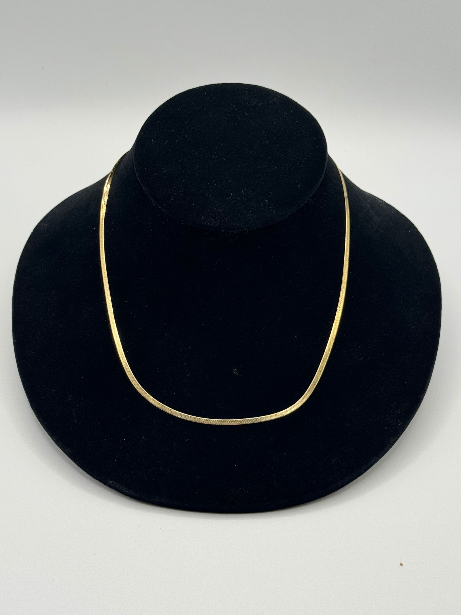14K Herringbone Necklace (1 of 2)