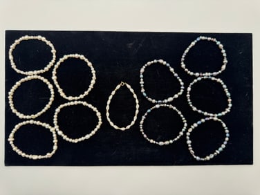 11 Pearl Bracelets