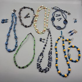 Artisan Stone and Beaded Jewelry, Lapis