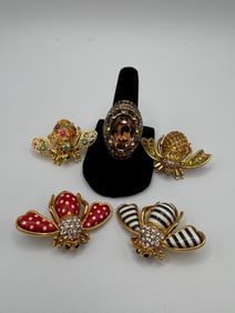 Joan Rivers Bee Pins and Daus