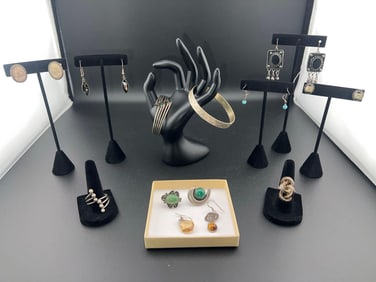 Unmarked Silver Jewelry