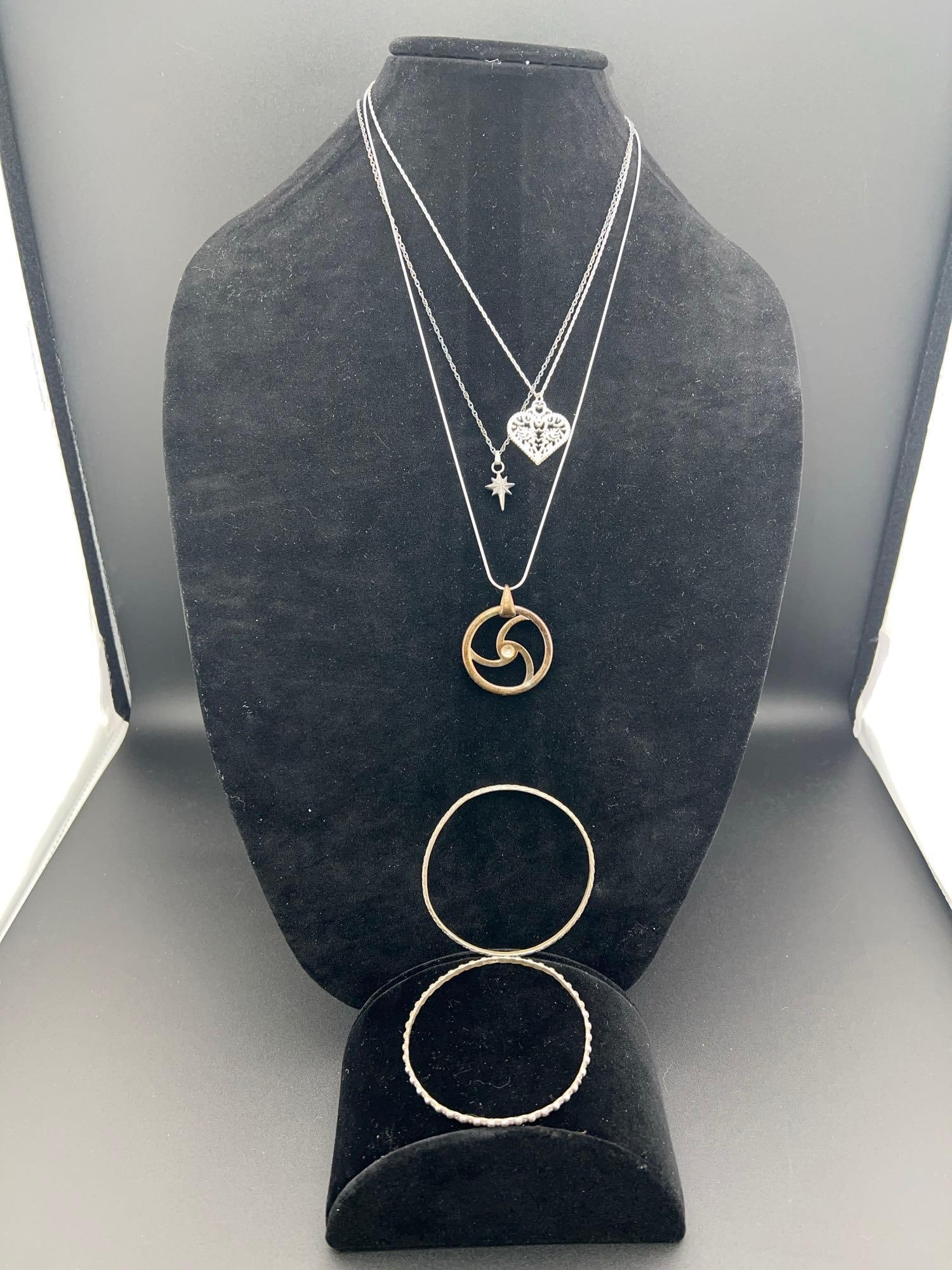 Sterling Necklaces and Bracelets (1 of 19)