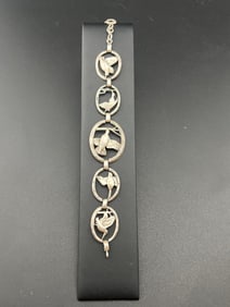 Richard E Bishop Sterling Bracelet