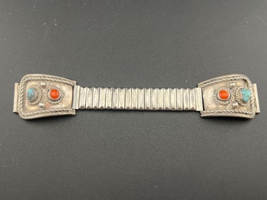 Southwestern Silver Watch Band