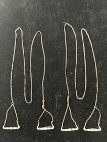 BA Ballou Sterling Lingerie Chains