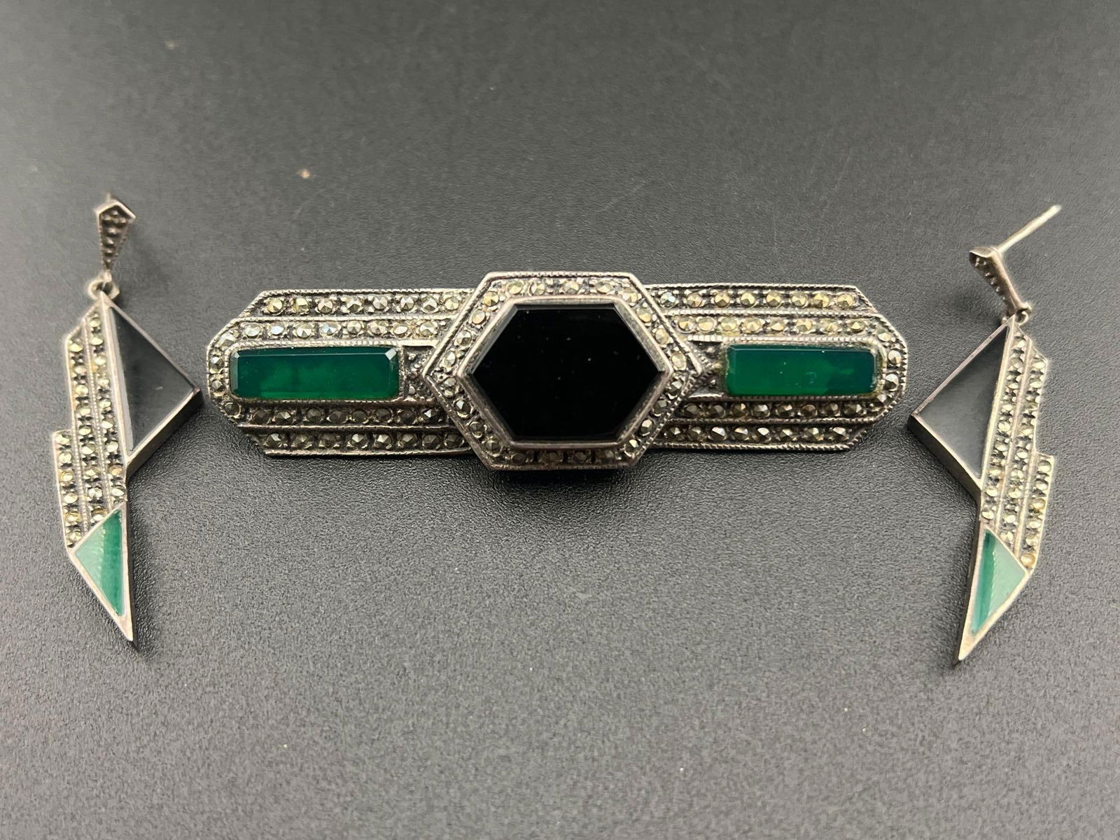 Sterling Art Deco Set (1 of 9)