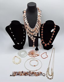 Pearl and Coral Jewelry