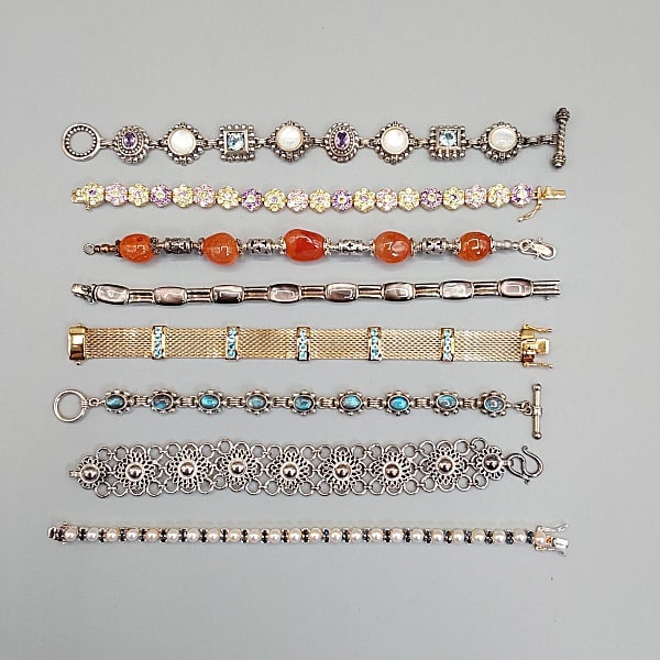 8 Sterling Bracelets (1 of 15)