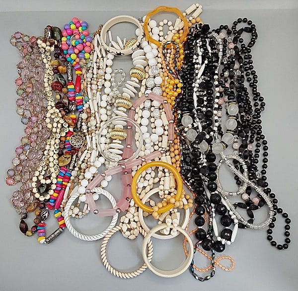 Beaded Necklaces and Bangle Bracelets (1 of 5)