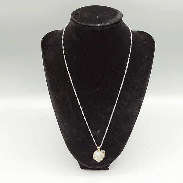 14K Rope Chain with 18K Modern Pendant (1 of 5)