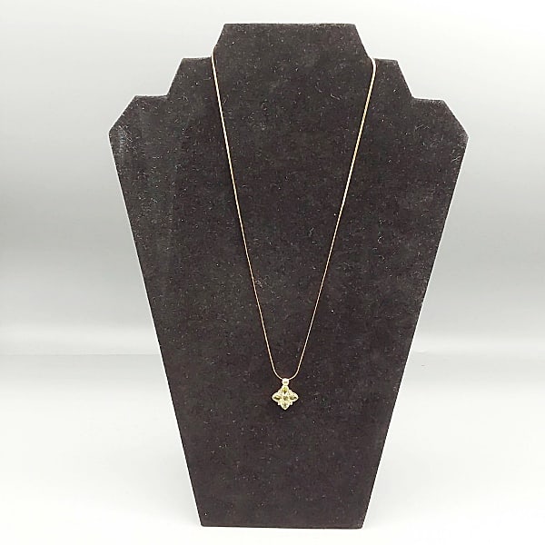 14K Herringbone Necklace (1 of 5)