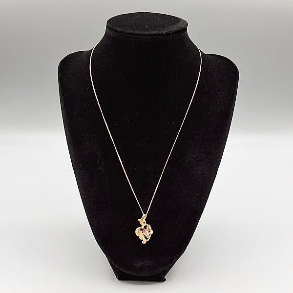 10K Chain with Heart Pendant (1 of 5)