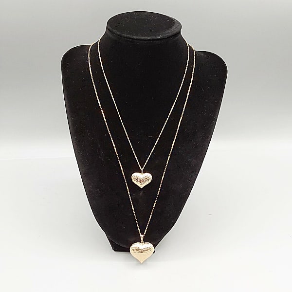 14K Necklaces with Heart Pendants (1 of 10)
