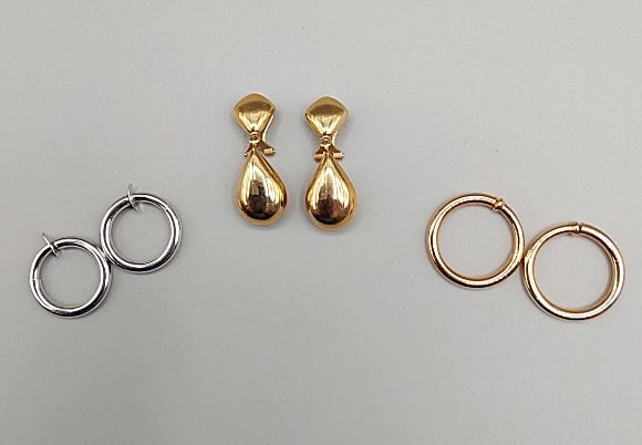3 Sets of 14K Earrings (1 of 6)