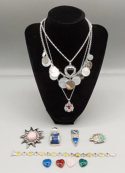 8 Pieces of Sterling Jewelry (1 of 13)