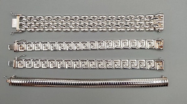 4 Sterling Bracelets (1 of 7)