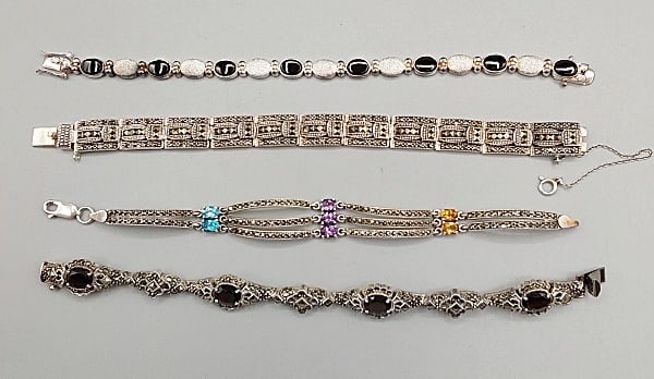 4 Sterling Bracelets (1 of 13)