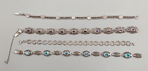 4 Sterling Bracelets (1 of 13)