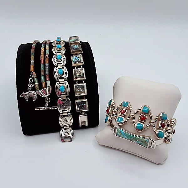 5 Southwestern Style Bracelets (1 of 12)