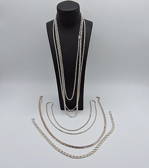 6 Sterling Necklaces (1 of 14)