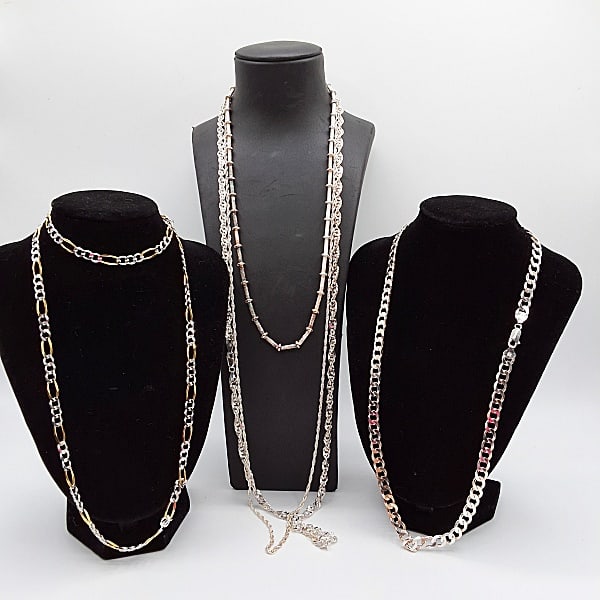 5 Sterling Necklaces (1 of 11)