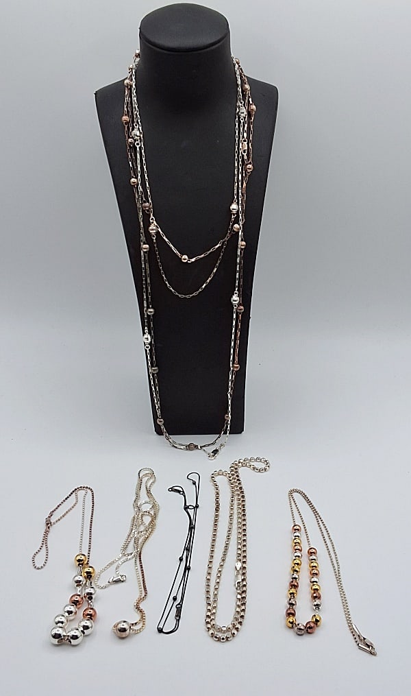 7 Sterling Necklaces (1 of 13)