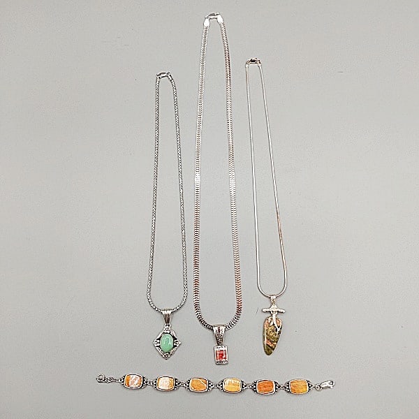 4 Signed Pieces of Sterling Jewelry (1 of 14)
