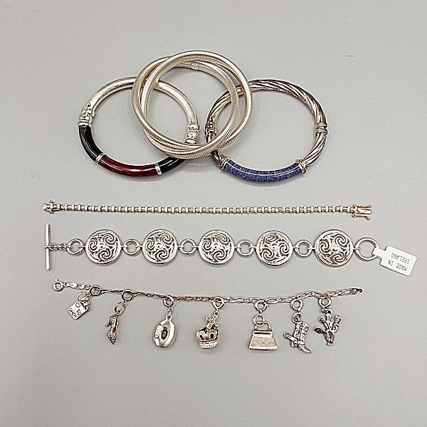 6 Sterling Bracelets (1 of 14)