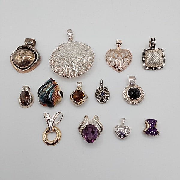 13 Sterling Pendants (1 of 9)