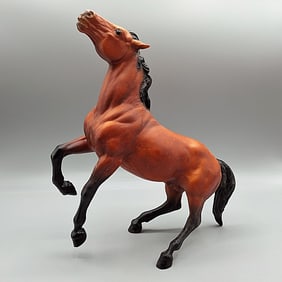 Breyer 1987 Test Run Semi Rearing Mustang