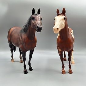2 Breyer Adios Standardbred and Yellow Mount #50 and #51