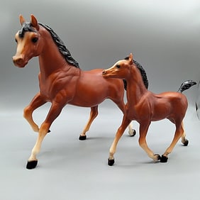 Breyer Running Mare and Foal #124 #134