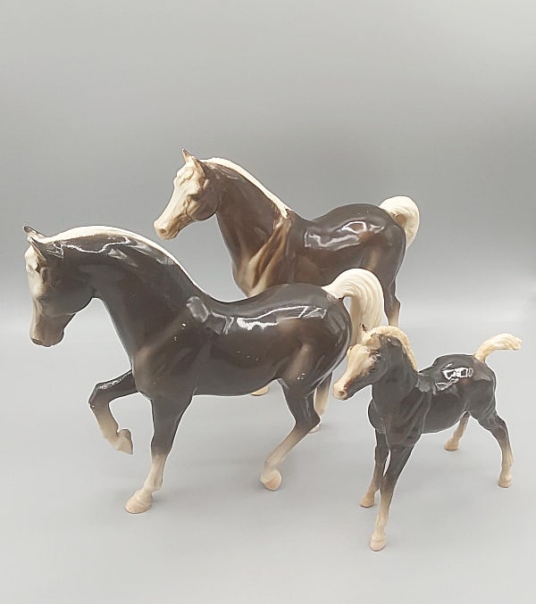 Breyer Family Arabian Stallion Mare Foal #201 202 203 (1 of 18)