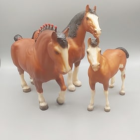 Breyer JCP 1984 Clydesdale Family Set #8034