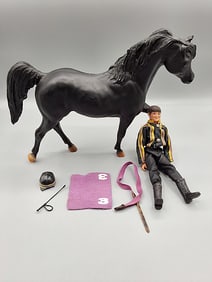 Breyer Sears Black Stallion and Alec Set #3000