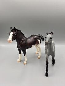 Breyer Clydesdale Foal #1796 and Running Foal #865