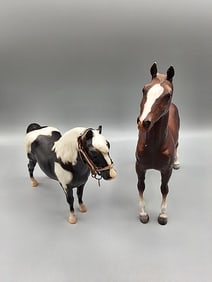 Breyer Saddlebred Weanling #62 and Shetland Pony