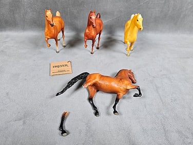 4 Breyer Amer Saddlebred Little Bits Horses