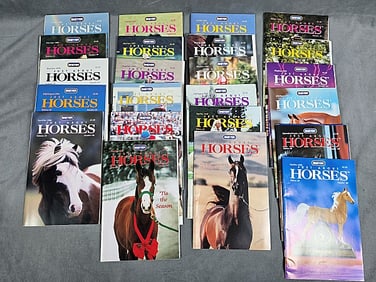 23 Issues of Breyer Just About Horses 1996-1999