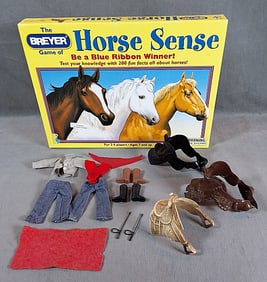 Breyer Horse Sense Game and Asst Accessories