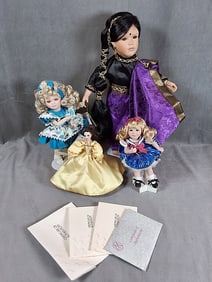 4 Marie Osmond's Porcelain Dolls