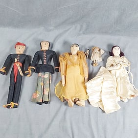 6 Vintage Miscellaneous Dolls