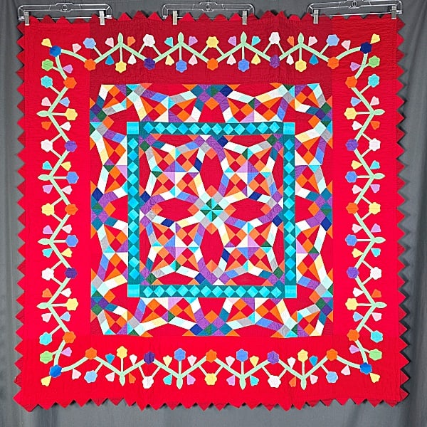 Crazy for Red Quilt (1 of 10)