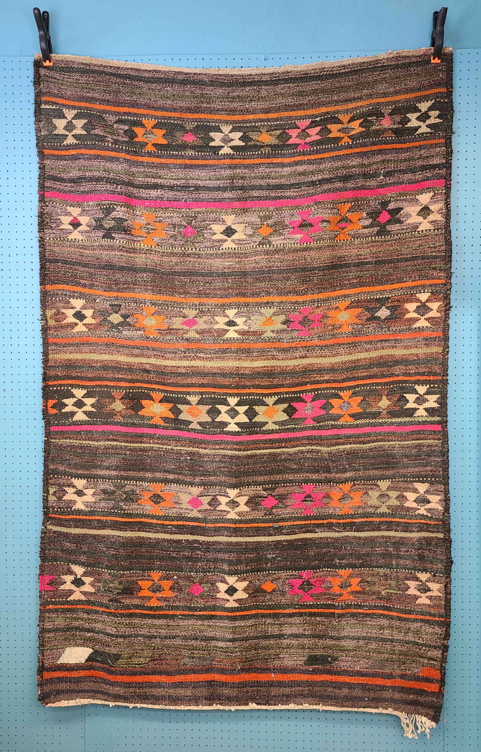 Antique Turkish Hand Woven Carpet (1 of 9)