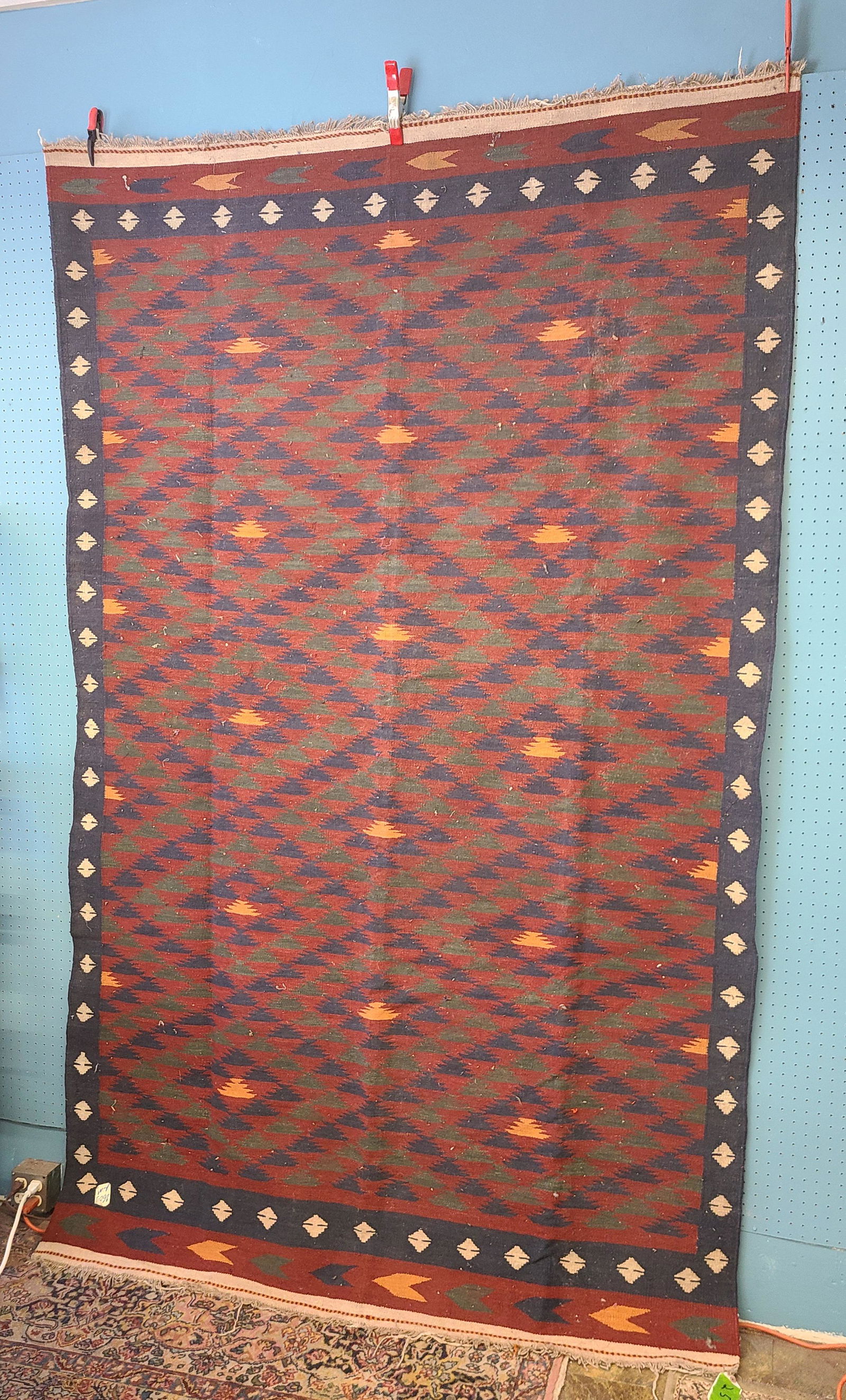 Antique Turkish Hand Woven Carpet (1 of 7)