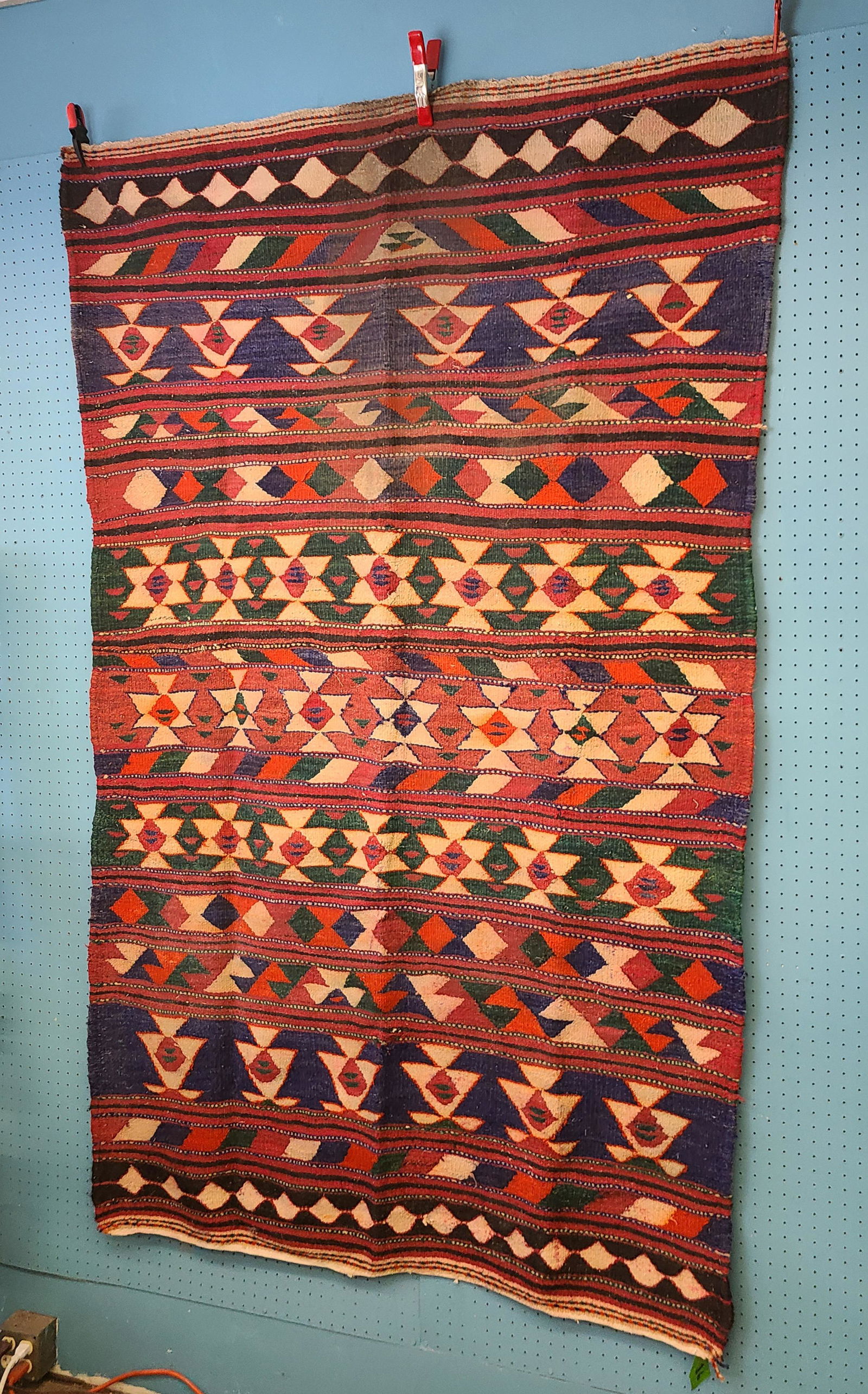 Antique Turkish Hand Woven Carpet (1 of 9)